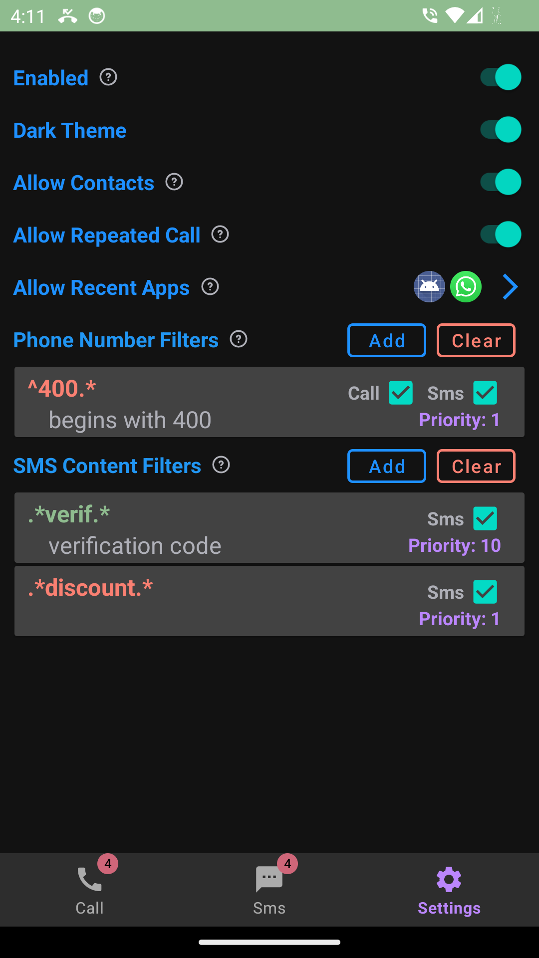 Screenshot of SpamBlocker (Call & SMS)