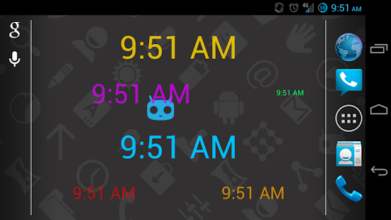 Screenshot of Color Clock