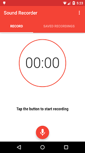 Screenshot of Sound Recorder