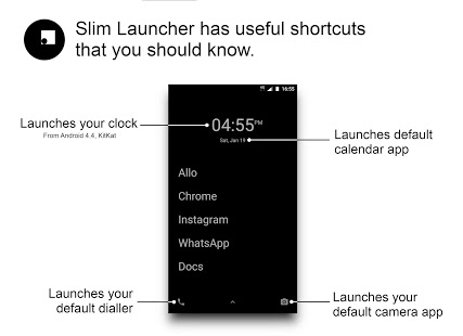Screenshot of Slim Launcher - Fewer distractions, more life