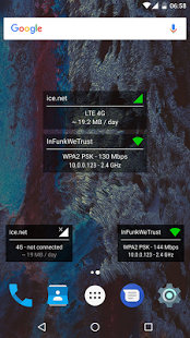 Screenshot of NetInfo Widget