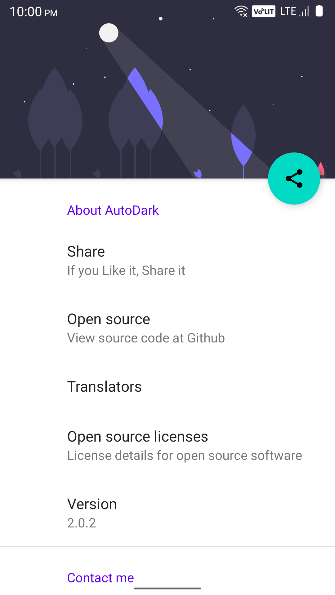 Screenshot of AutoDark
