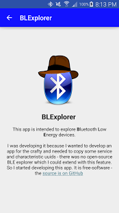 Screenshot of BLExplorer