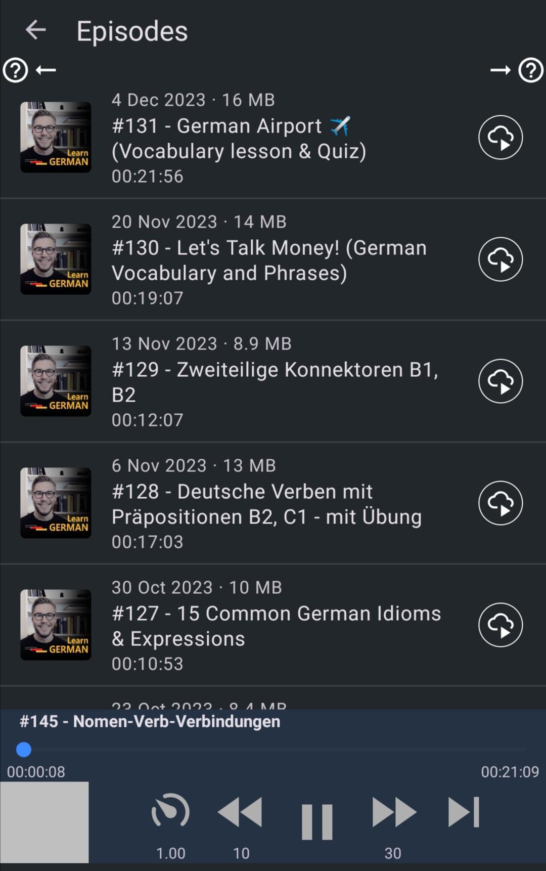 Screenshot of Podcini.A - Extensible media instrument