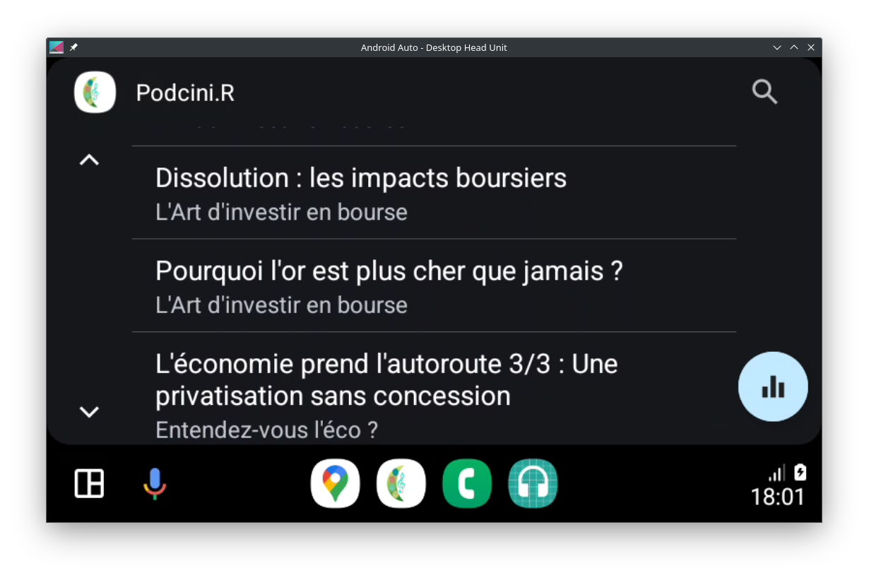 Screenshot of Podcini.A - Extensible media instrument