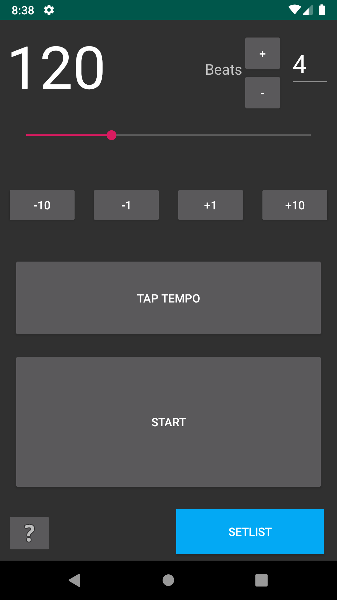 Screenshot of Chubby Click - Metronome