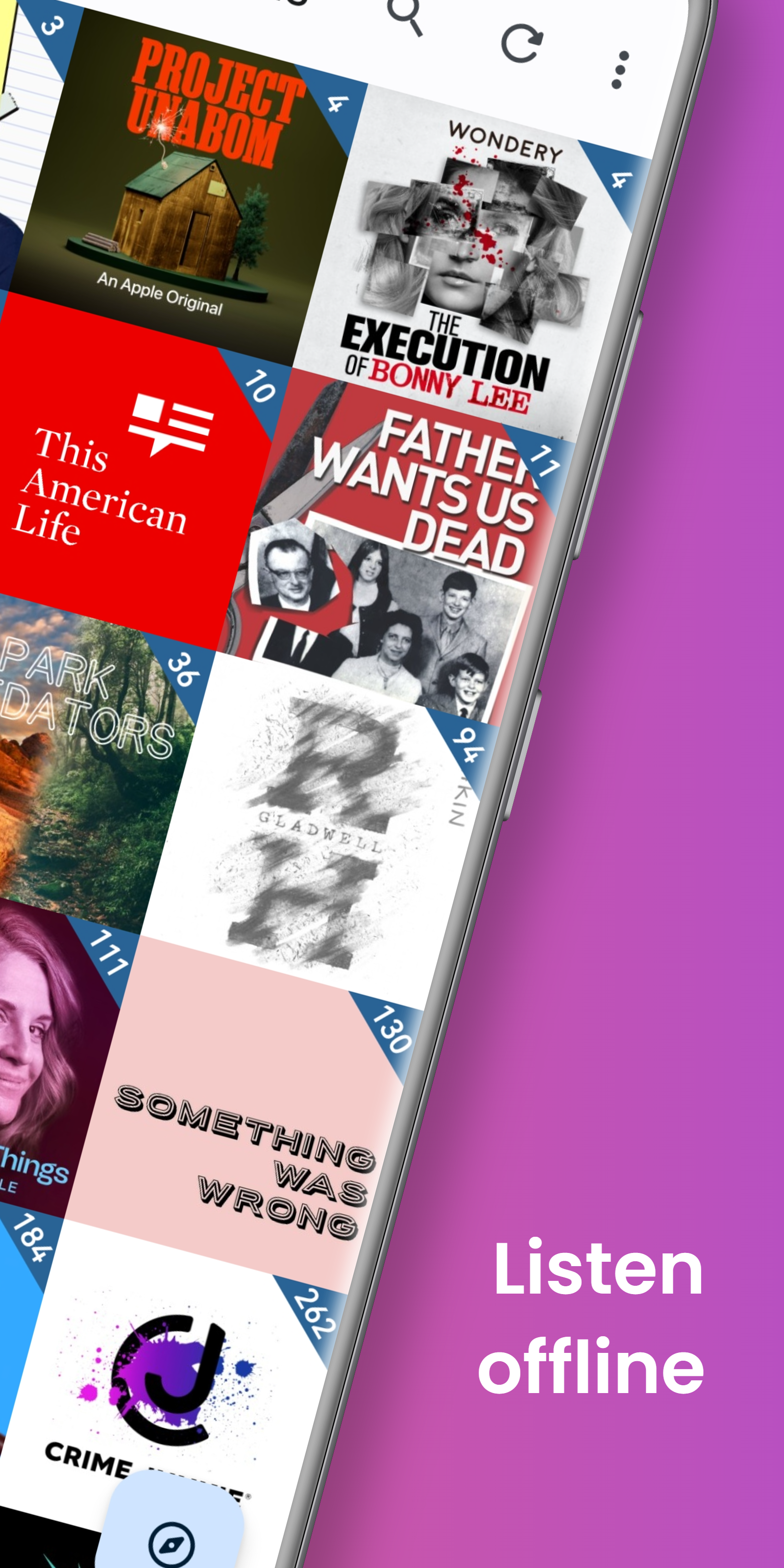 Screenshot of FocusPodcast