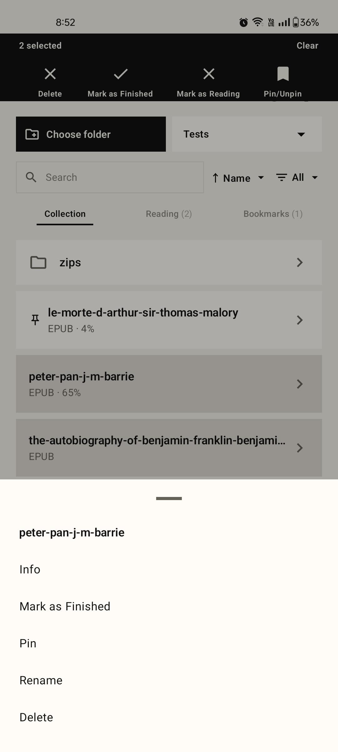 Screenshot of Areada