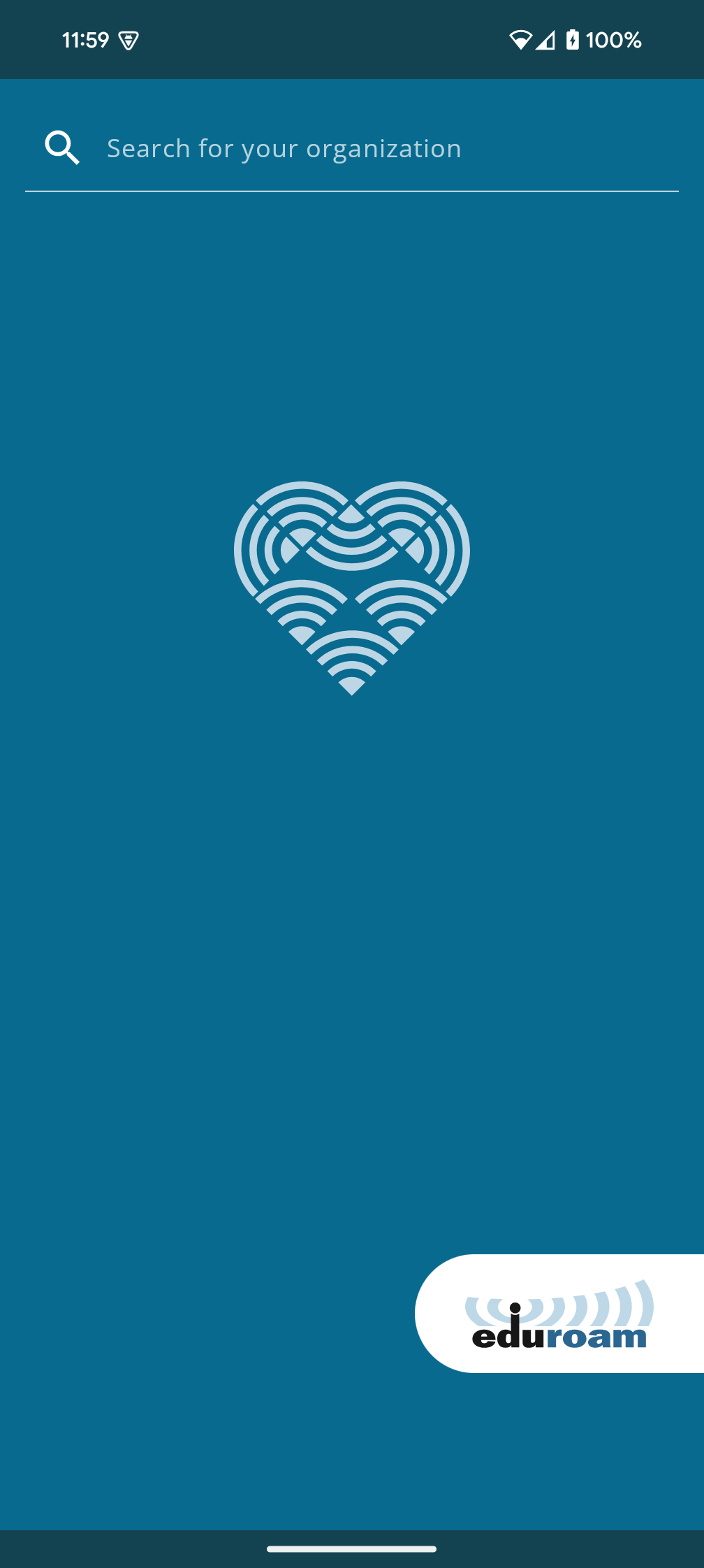 Screenshot of geteduroam