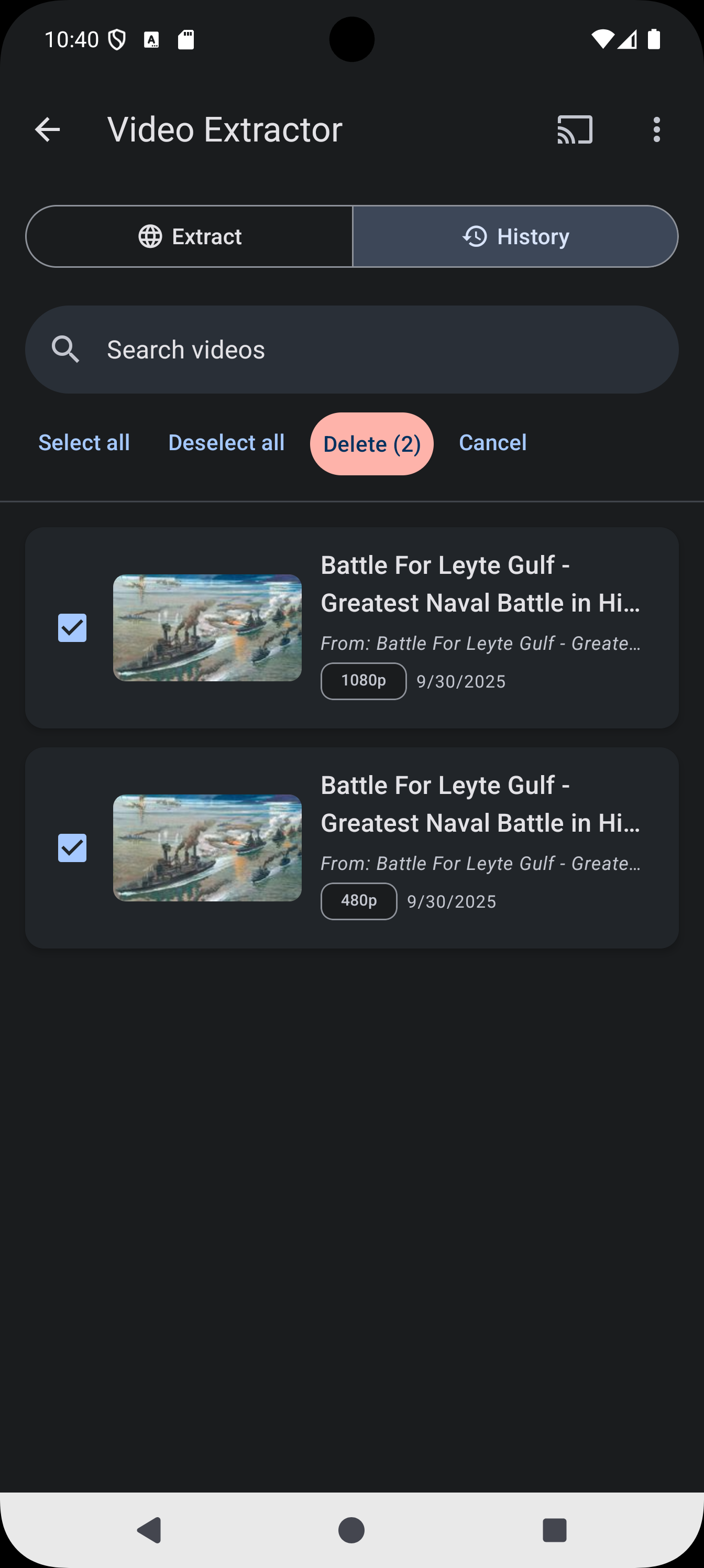 Screenshot of CastLab