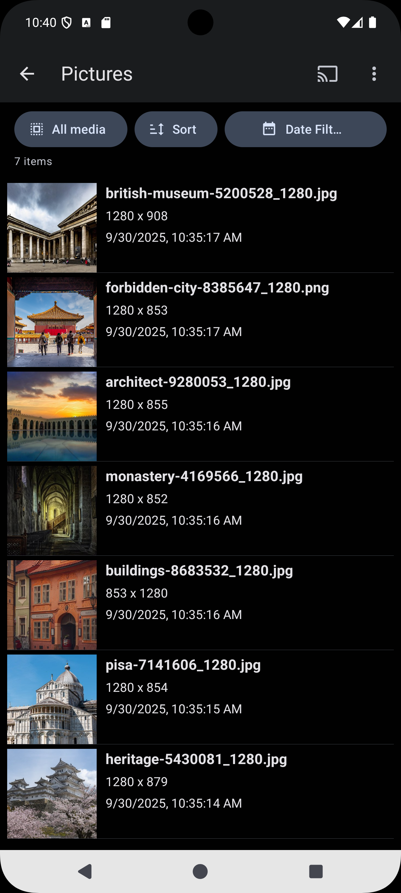 Screenshot of CastLab
