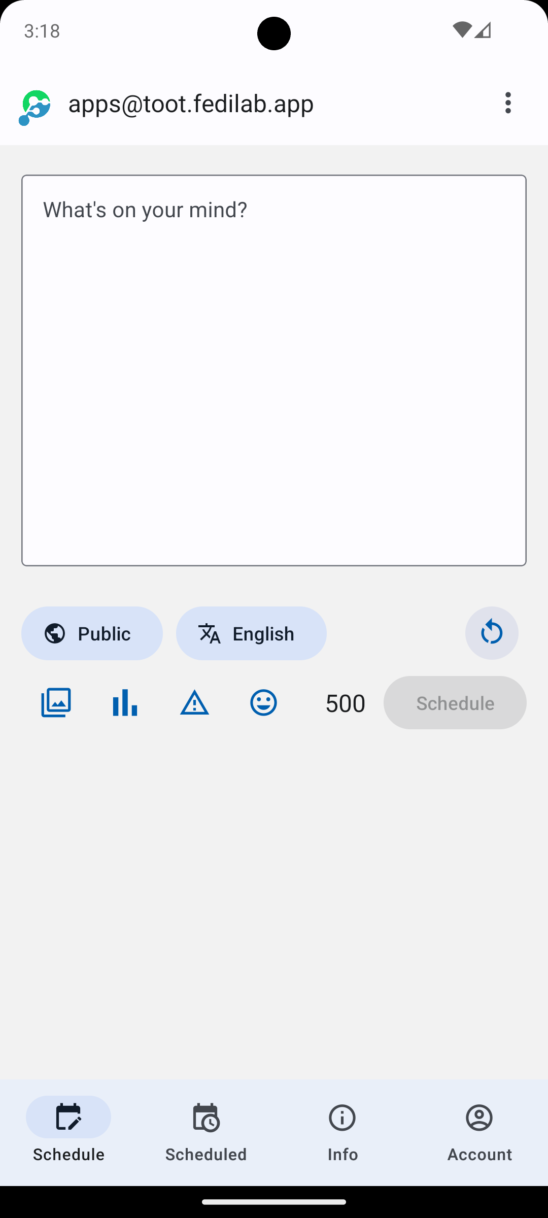 Screenshot of Fediplan