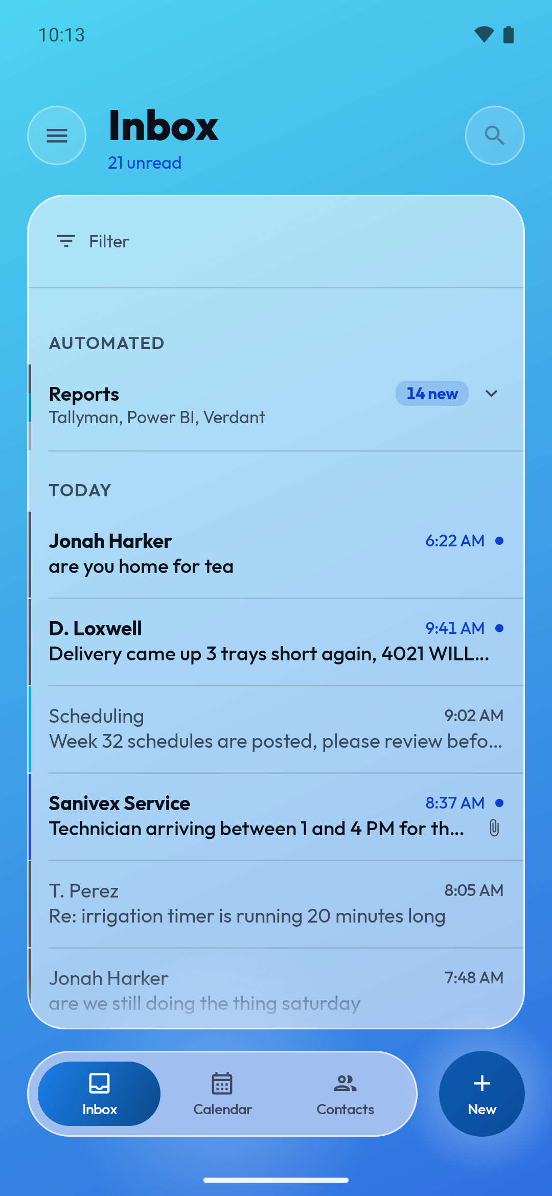Screenshot of Gridlink Mail