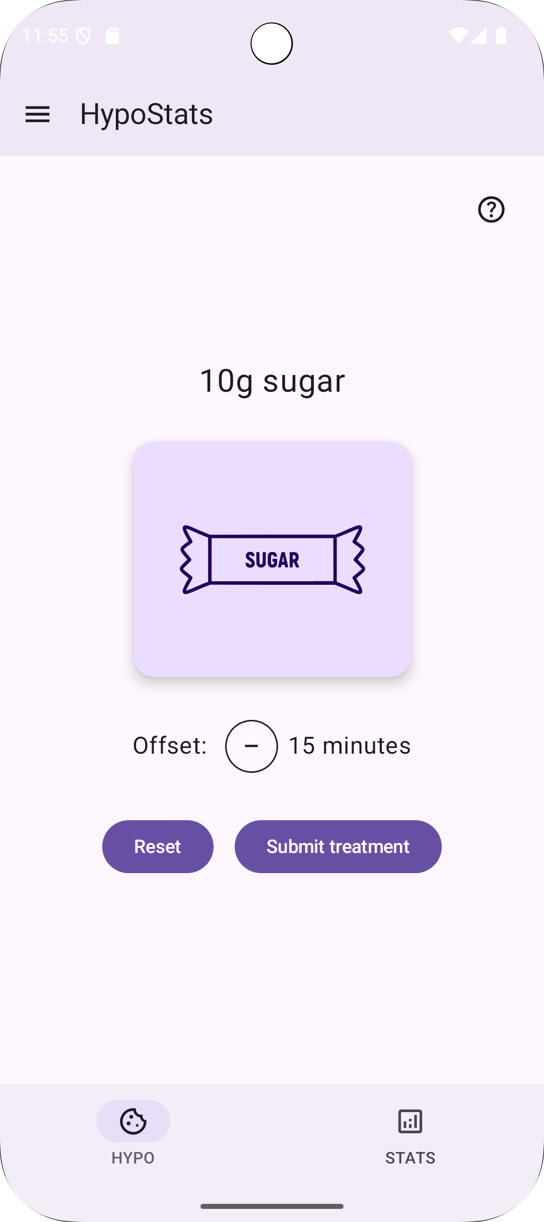 Screenshot of HypoStats: Log Your Hypos