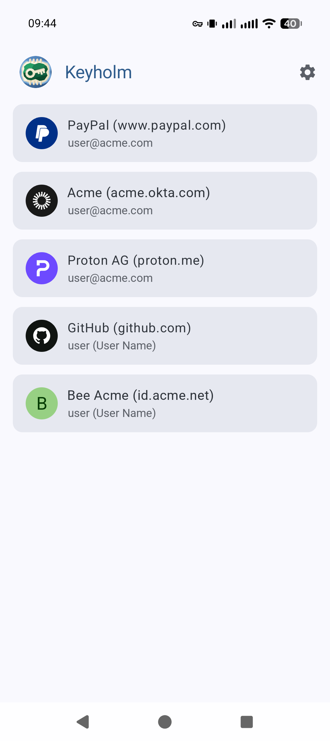 Screenshot of Keyholm