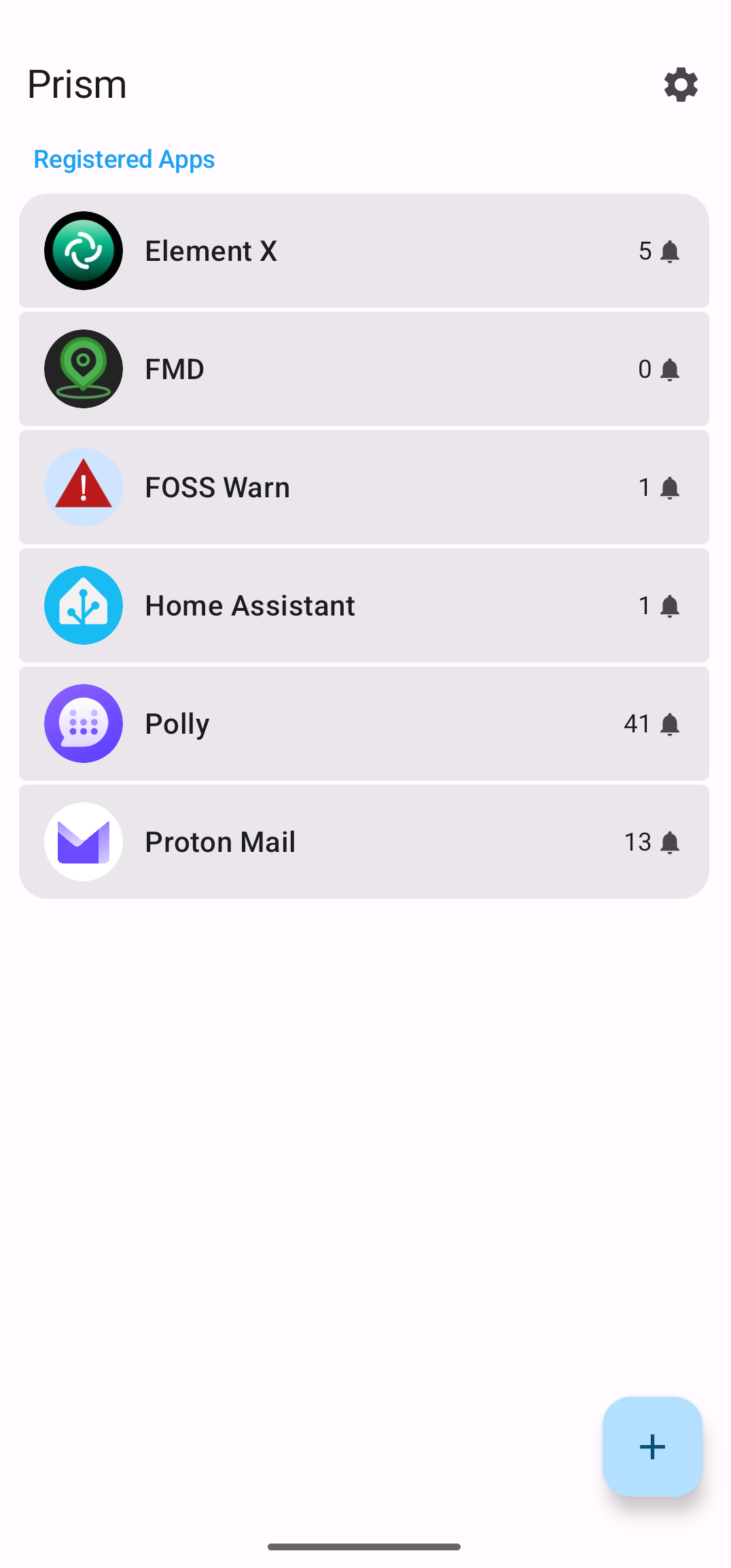 Screenshot of Prism