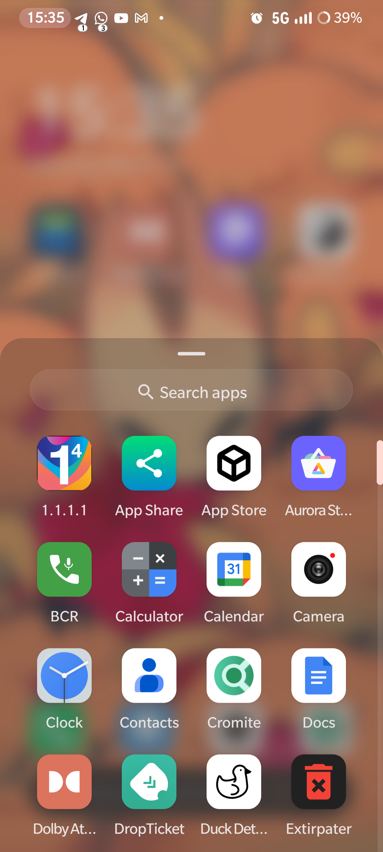 Screenshot of Murine Launcher