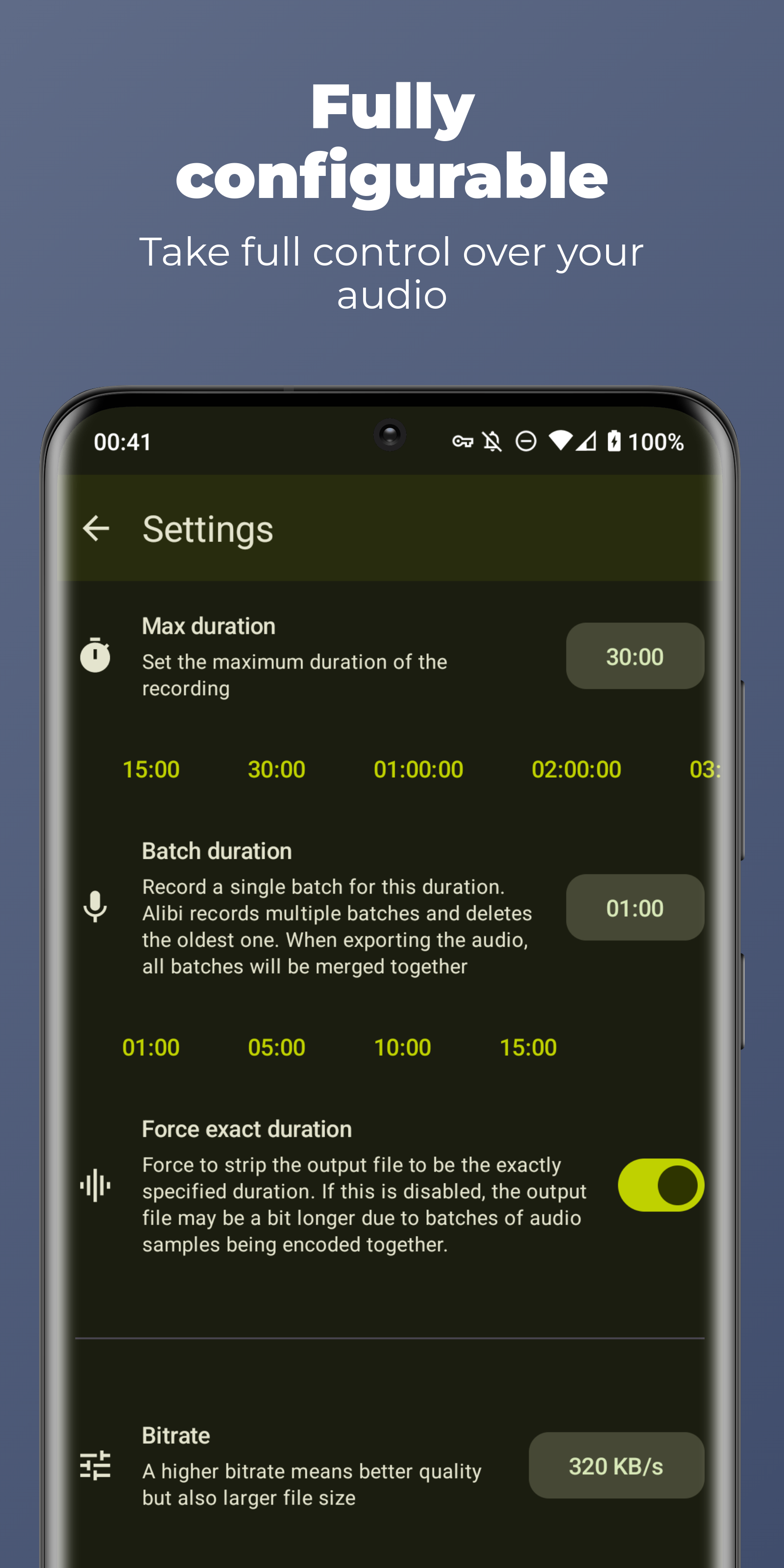 Screenshot of Alibi