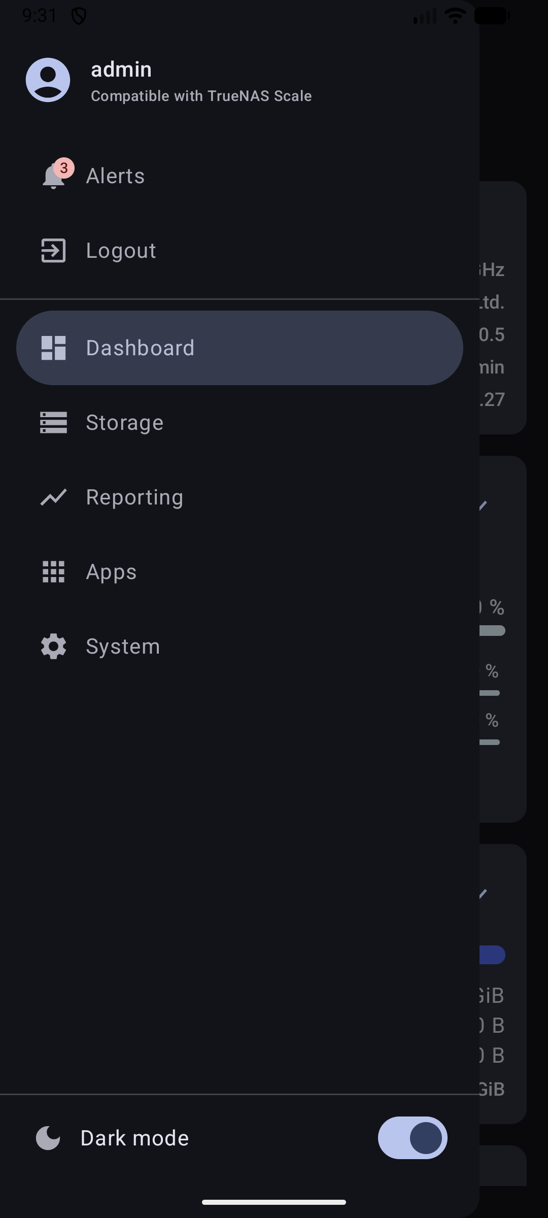 Screenshot of NasManager