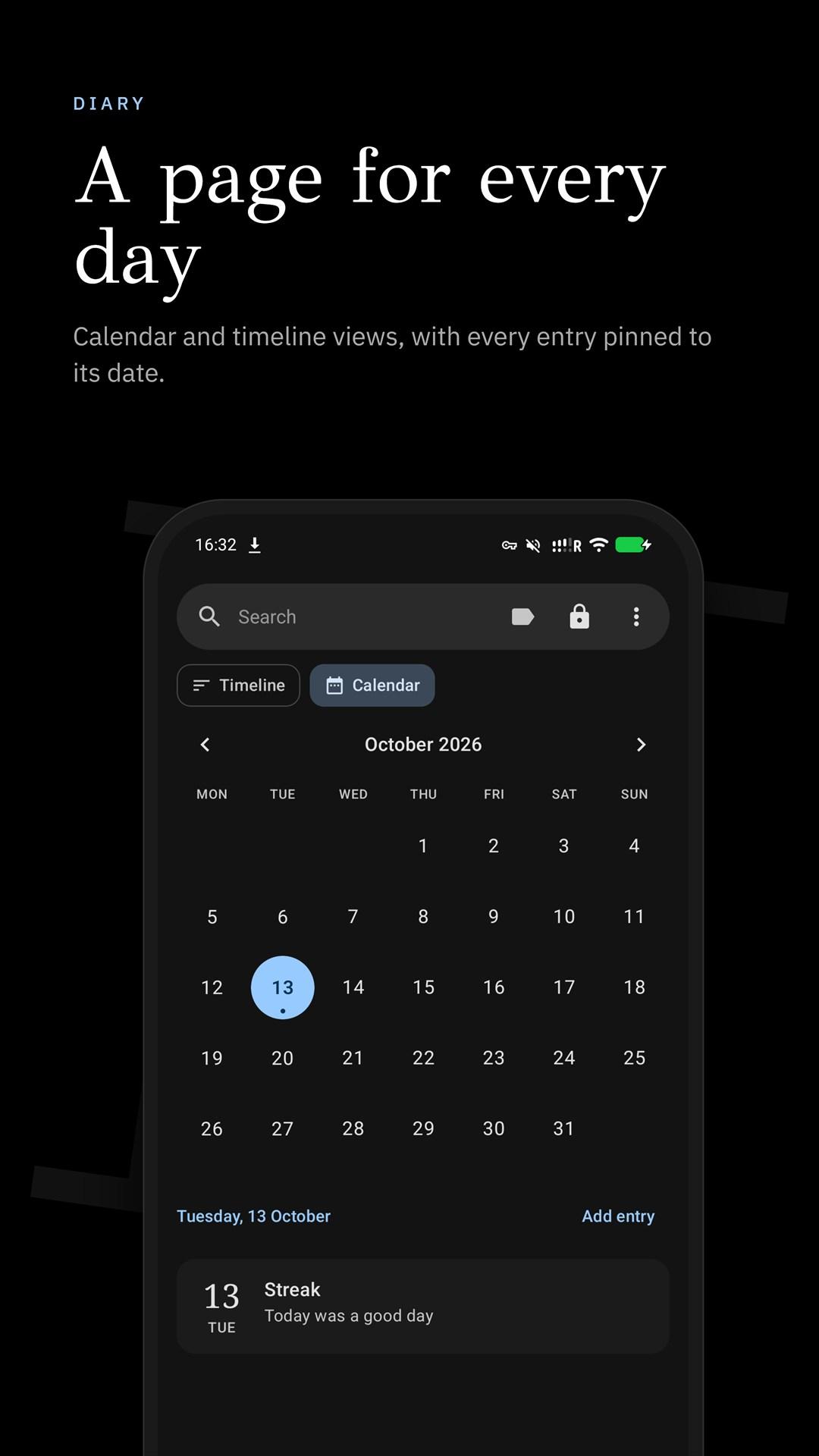 Screenshot of Palimpsest