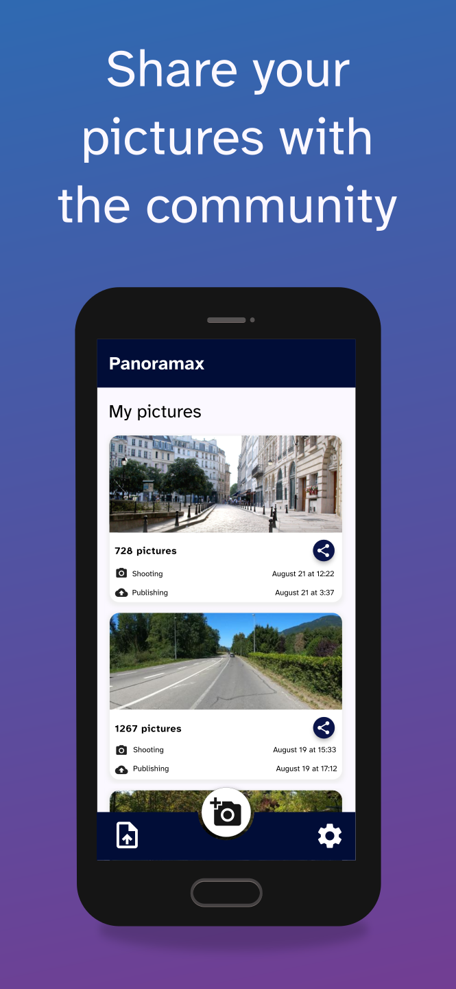 Screenshot of Panoramax
