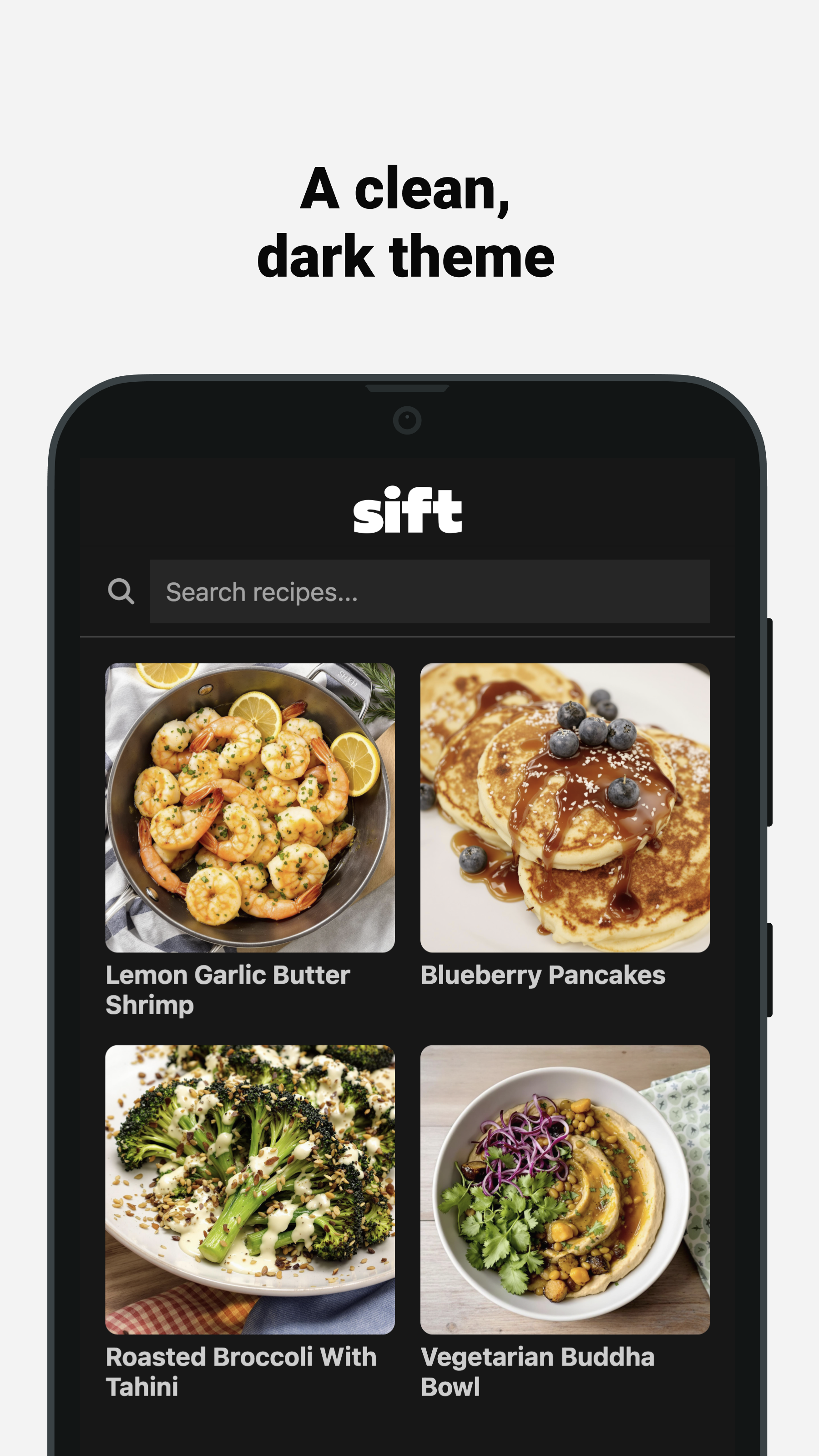 Screenshot of Sift