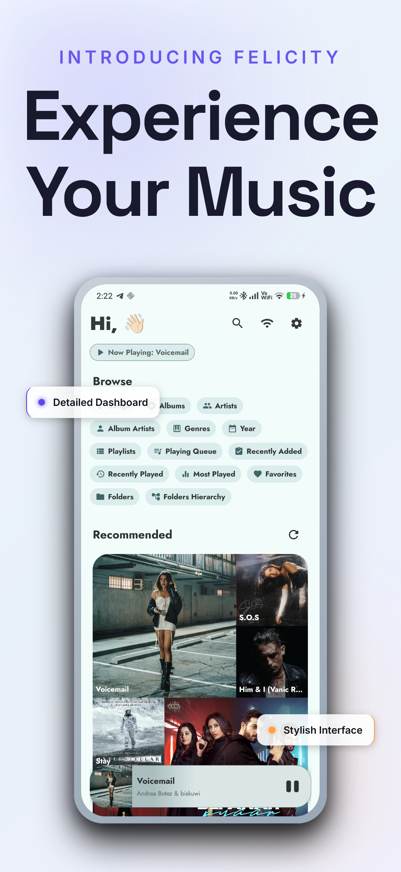Screenshot of Felicity Music Player (Trial)