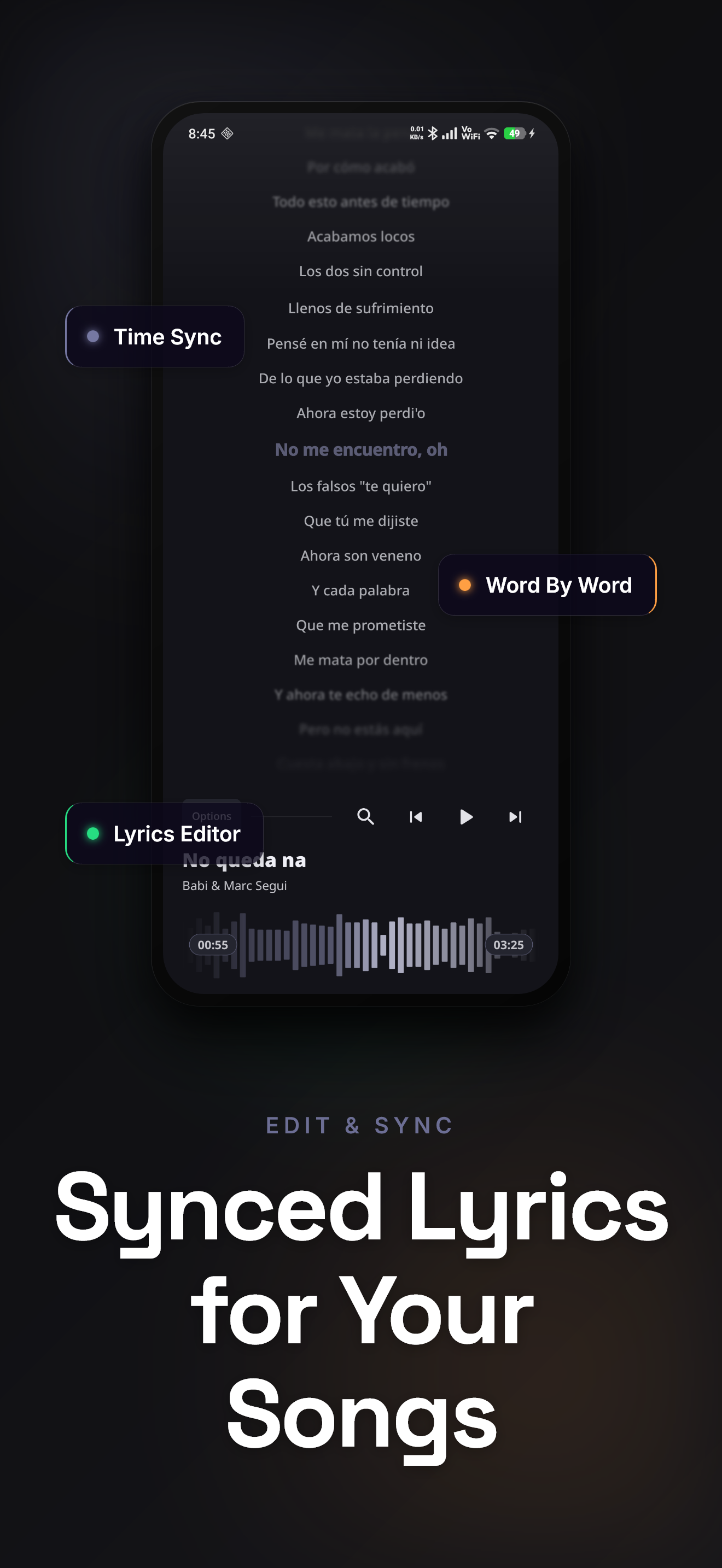 Screenshot of Felicity Music Player (Trial)