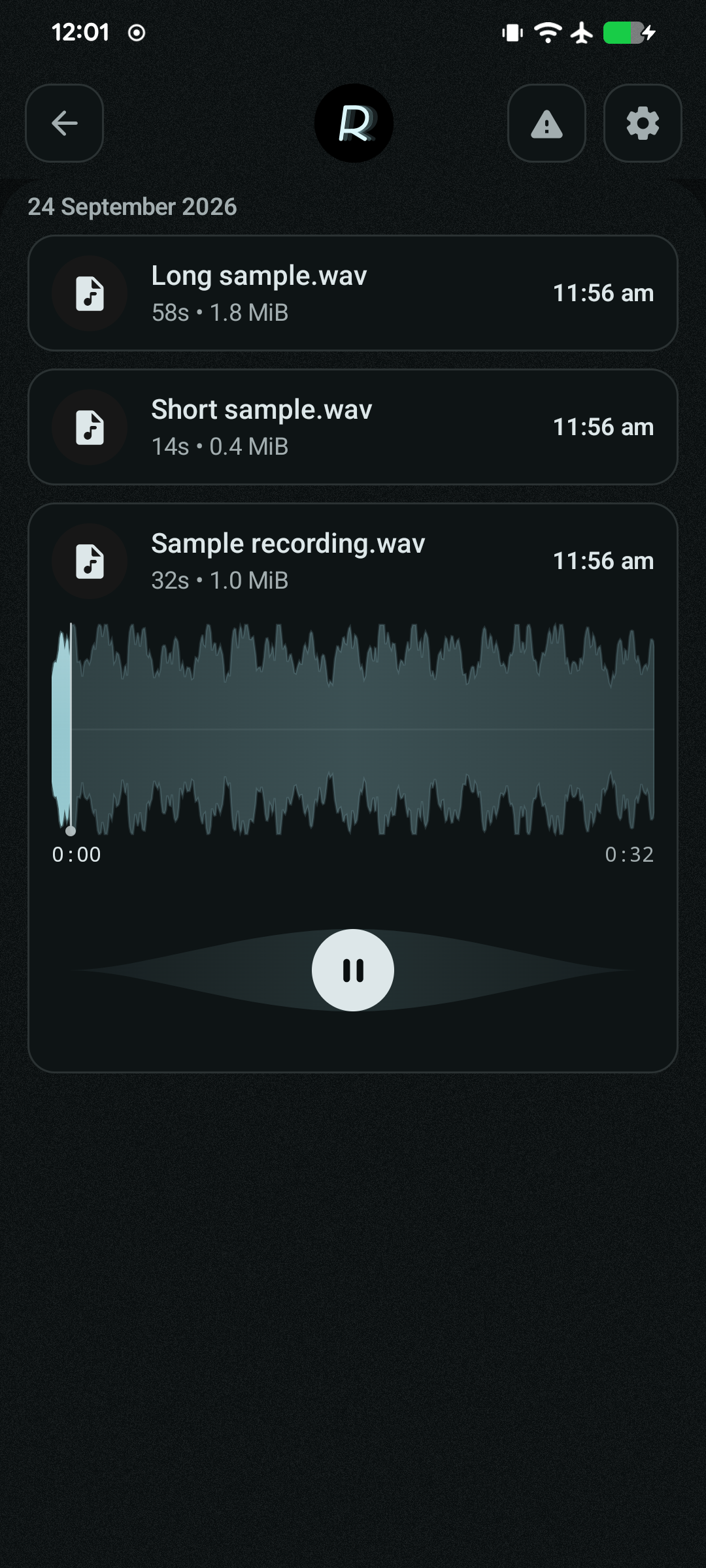 Screenshot of Reverb
