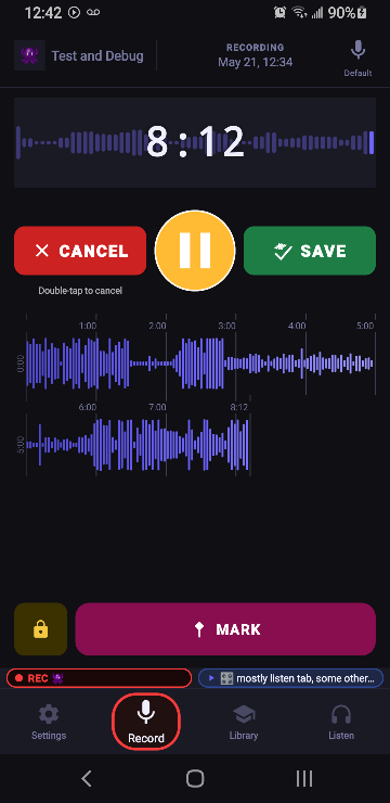 Screenshot of SoundTree Recorder