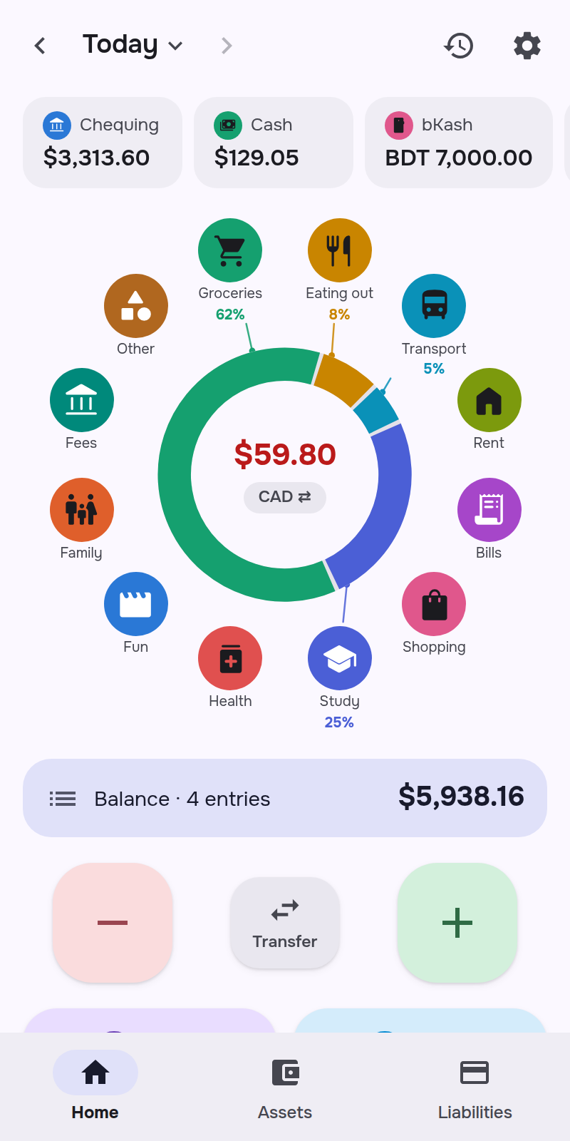 Screenshot of Tally