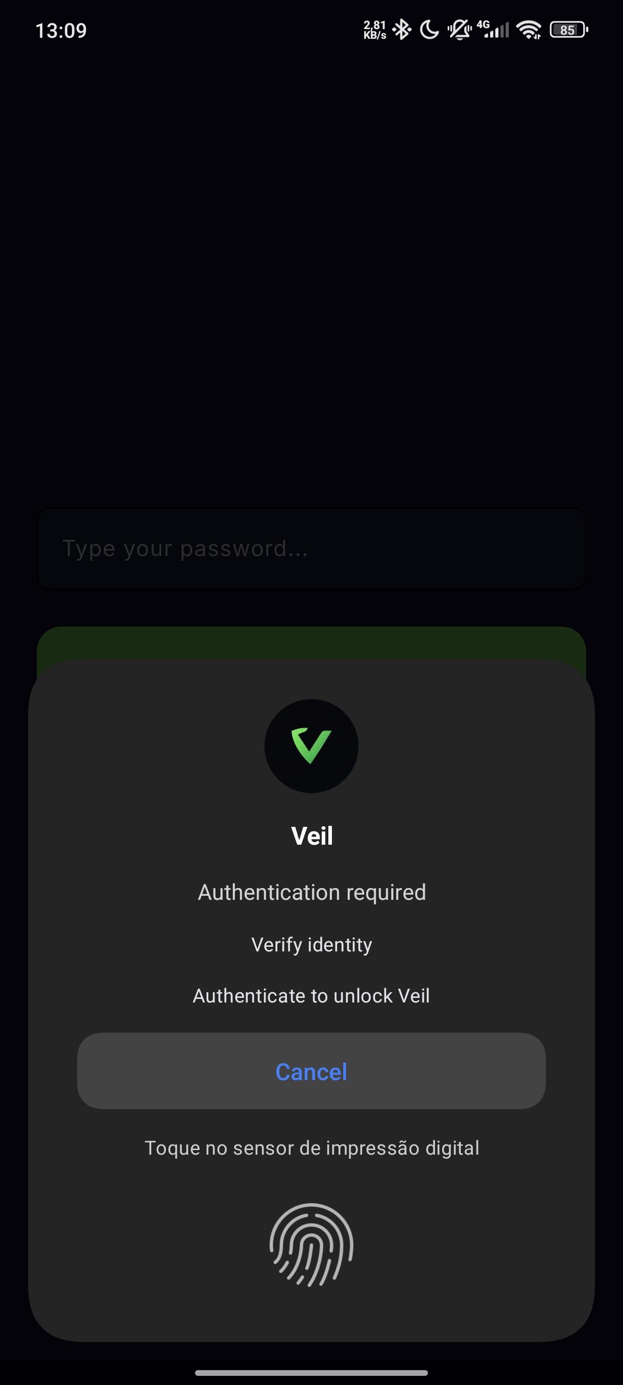 Screenshot of Veil