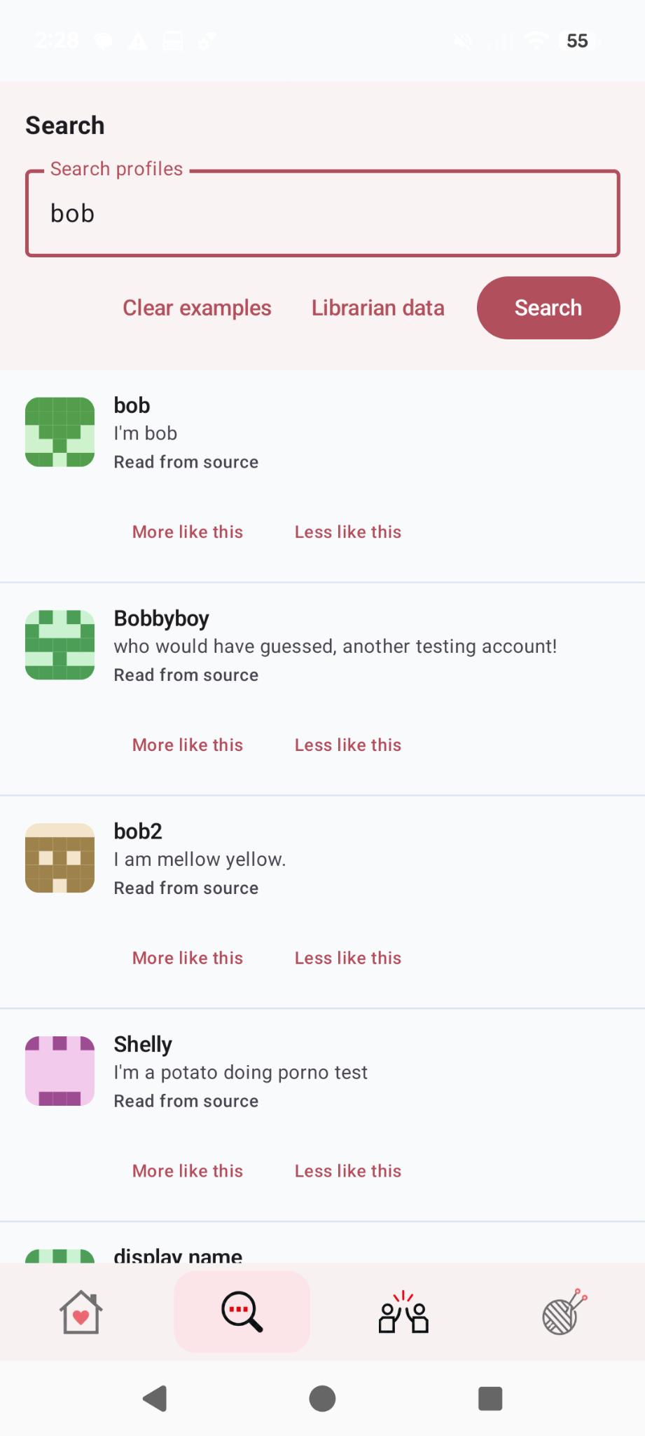Screenshot of Weave