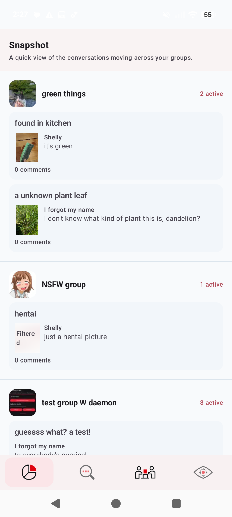 Screenshot of Weave