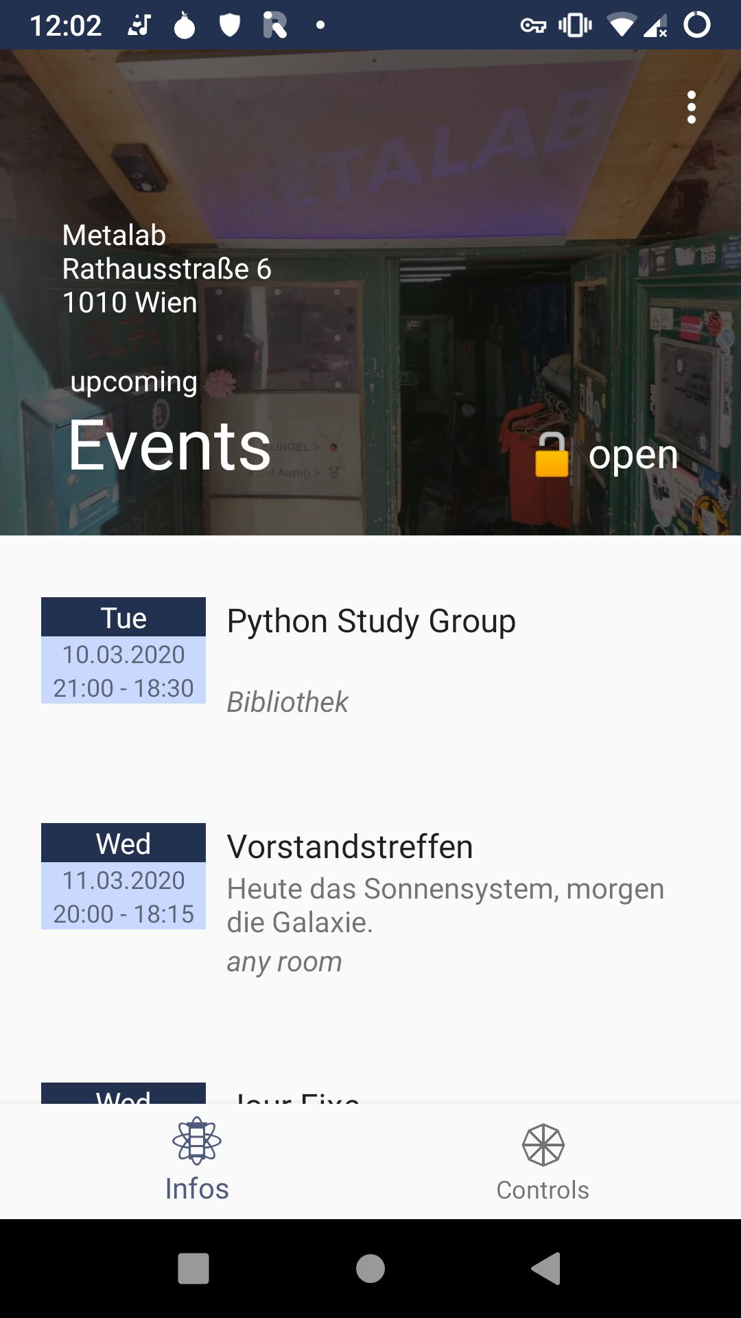 Screenshot of MetaApp