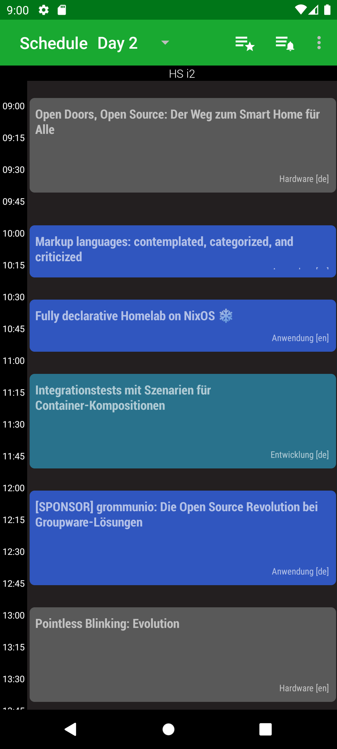 Screenshot of Grazer Linuxtage