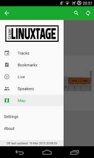 Screenshot of Grazer Linuxtage Schedule