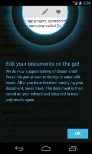 Screenshot of LibreOffice & OpenOffice document reader | ODF