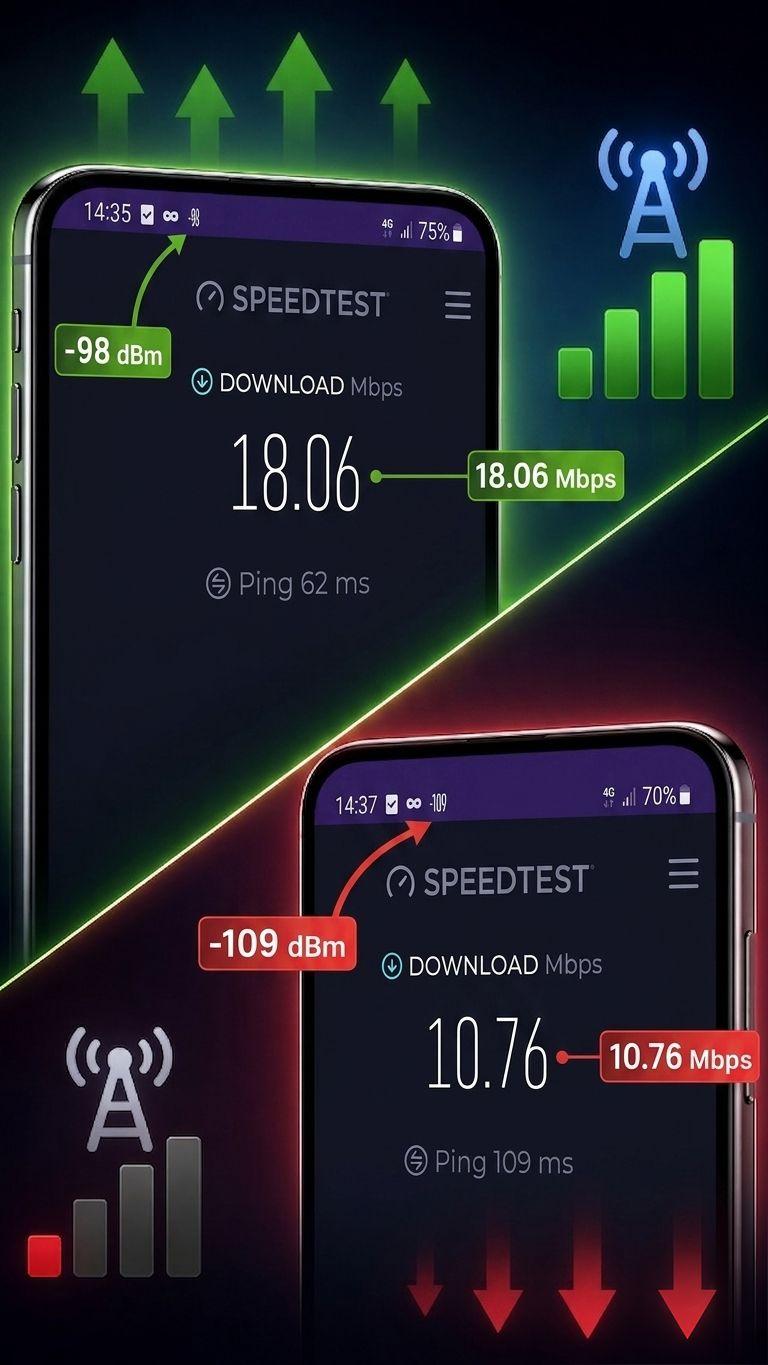 Screenshot of MobiloSignal