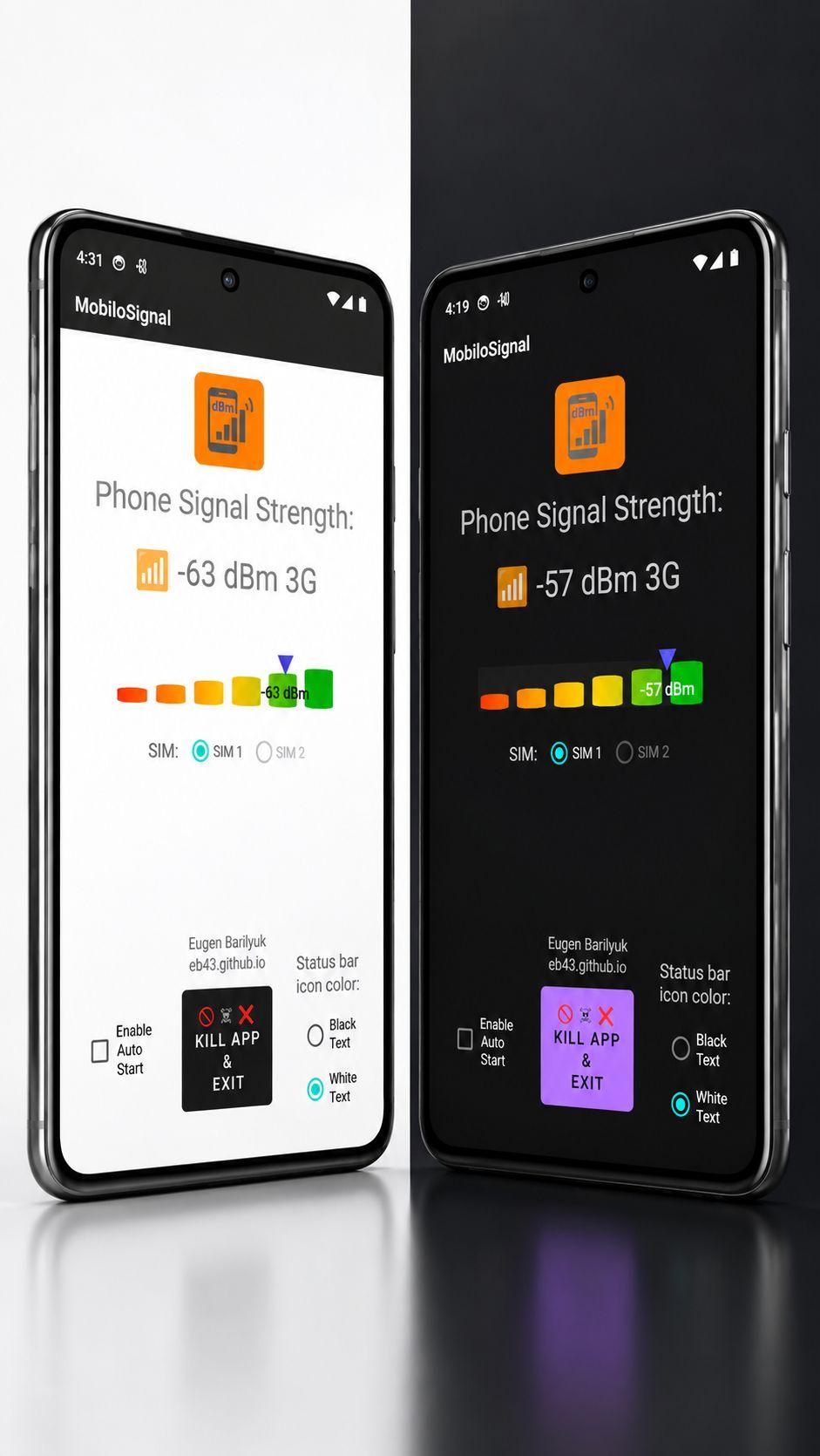Screenshot of MobiloSignal