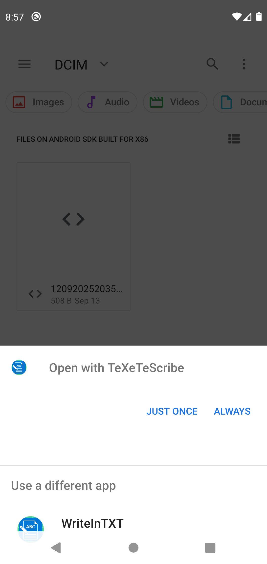 Screenshot of ﻿TeXeTeScribe