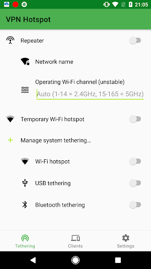 Screenshot of VPN Hotspot