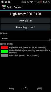 Screenshot of Retro Breaker