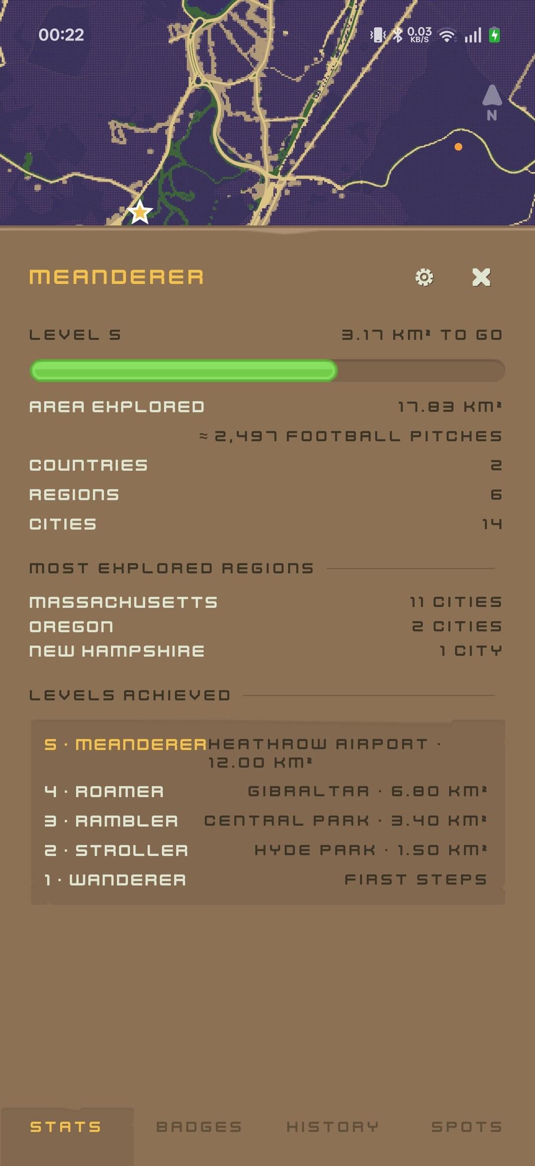 Screenshot of Foggy Maps