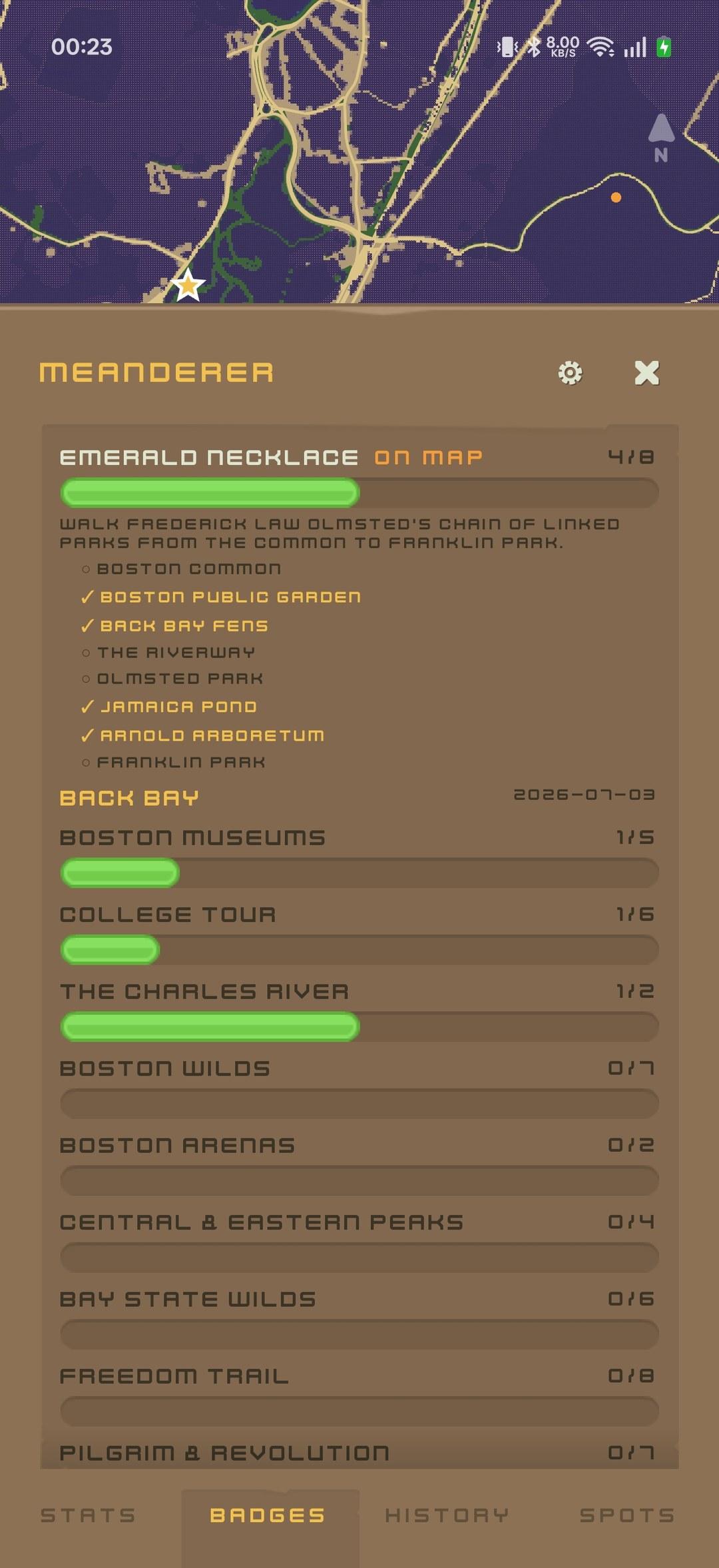 Screenshot of Foggy Maps