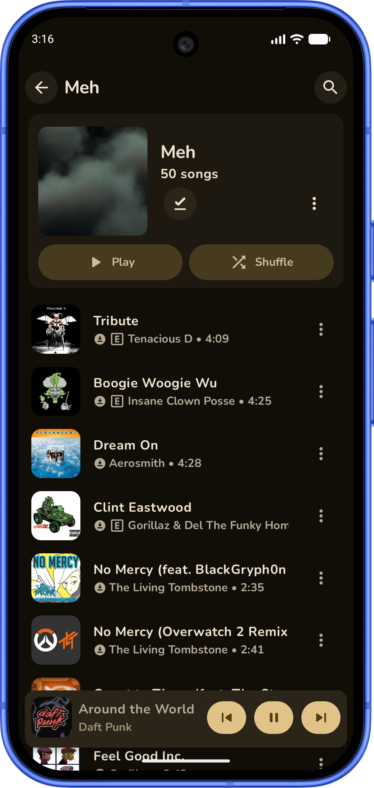 Screenshot of Umihi Music