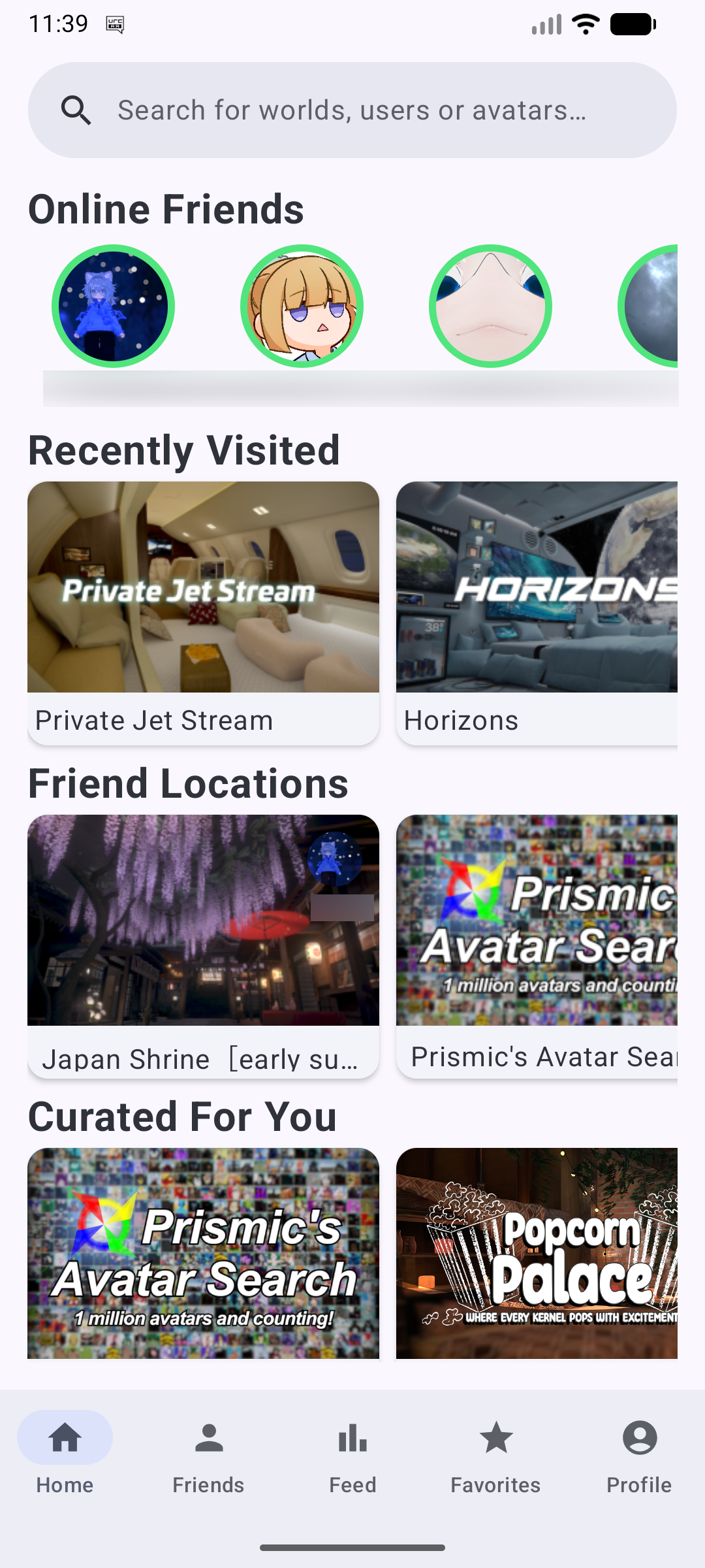 Screenshot of VRChat Android Assistant