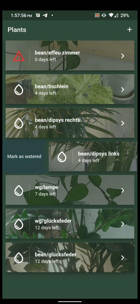 Screenshot of Water Me - Plant Watering Reminder