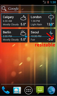 Screenshot of World Clock & Weather