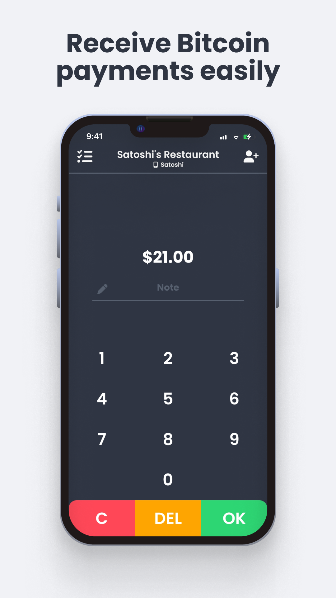 Screenshot of Swiss Bitcoin Pay